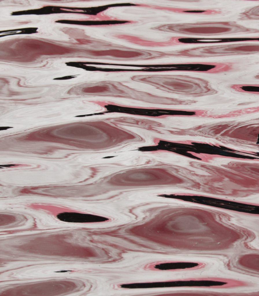 red water ripples