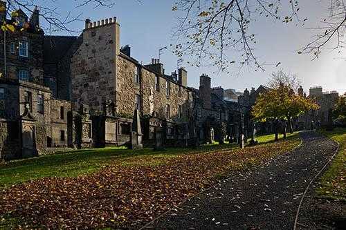 front view of the Graveyard
