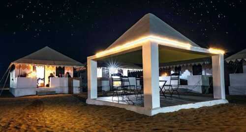 swiss tent in Jaisalmer