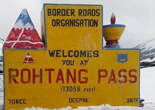 rohtang pass Best Snow Places in India