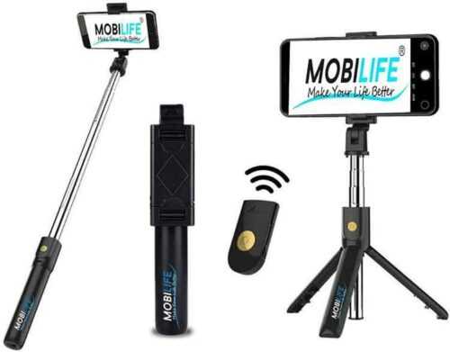 Lightweight Bluetooth Tripod and Selfy Stick