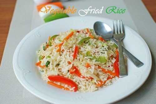 indonesian food vegetarian Fried Rice 