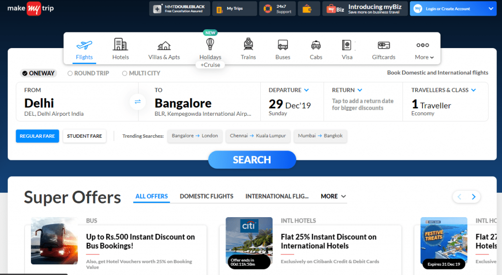 MakeMyTrip