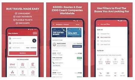 RedBus, best travel app in India