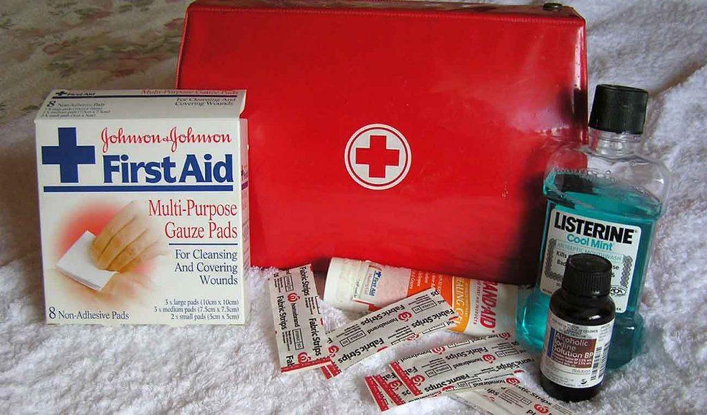 First Aid Kits in Traveling Bags