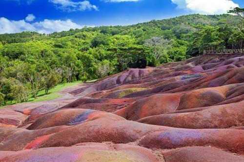 Seven Coloured Earth  of Chamarel mauritius