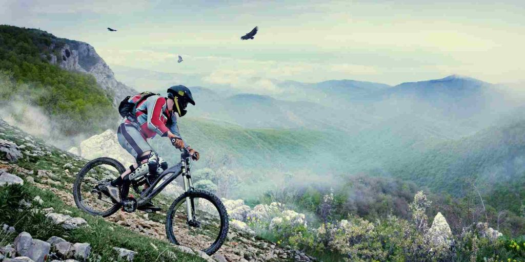 Mountain biking