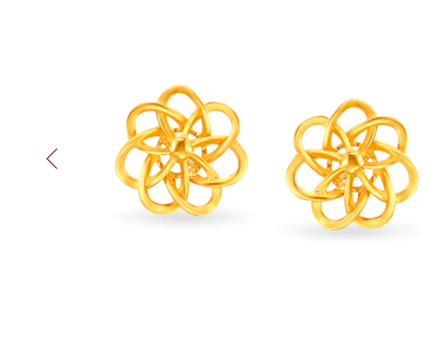 Yellow Gold Earrings