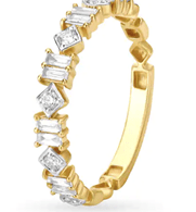 14kt Yellow Gold Diamond Finger Ring
