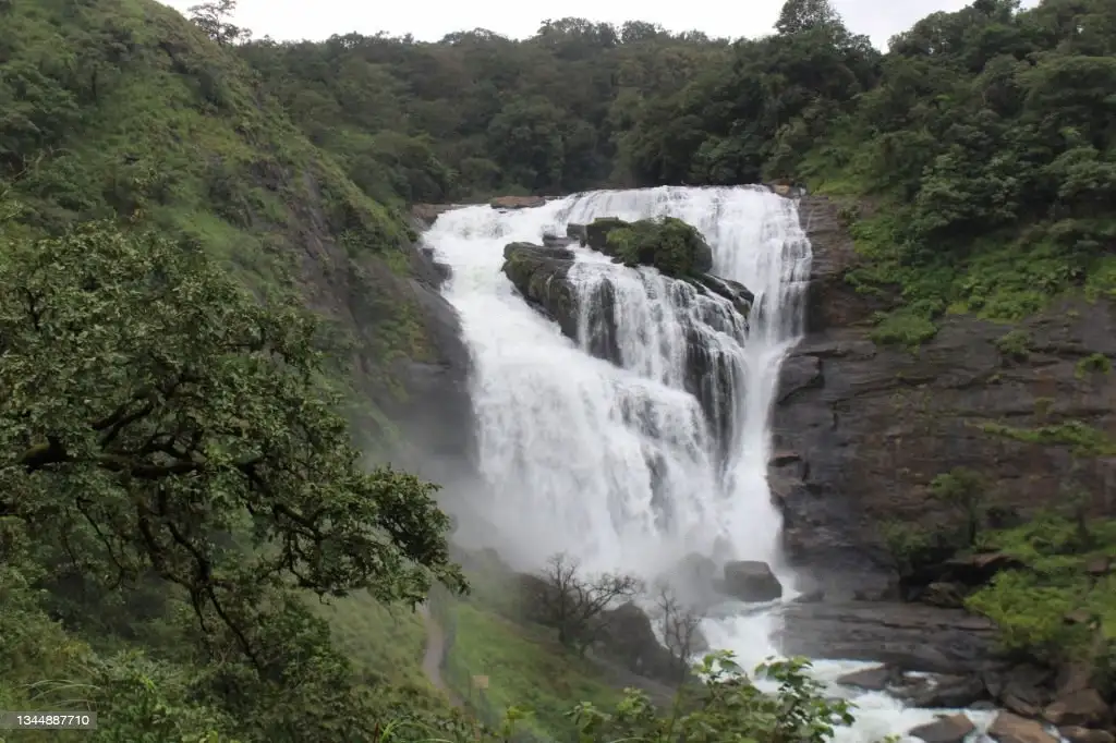 Hebbe Falls, Karnataka - waterfall in india