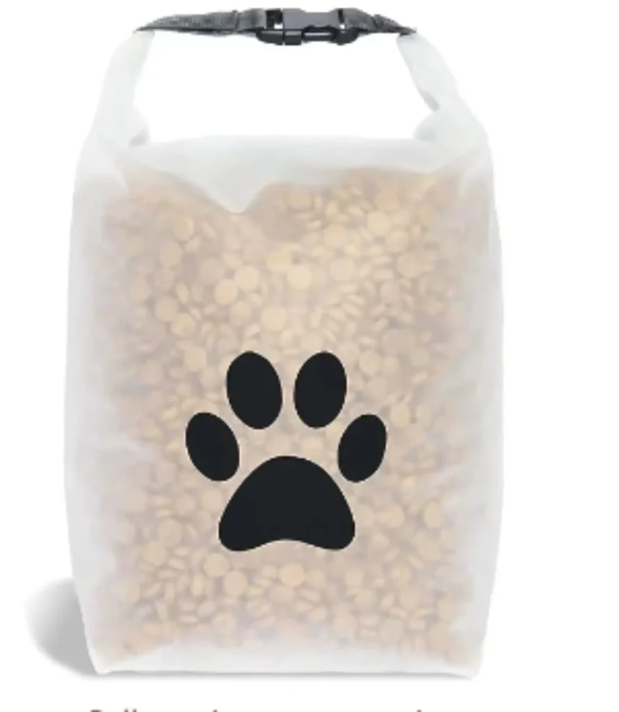 Washable pet food travel bag - Pet Food Travel Bag