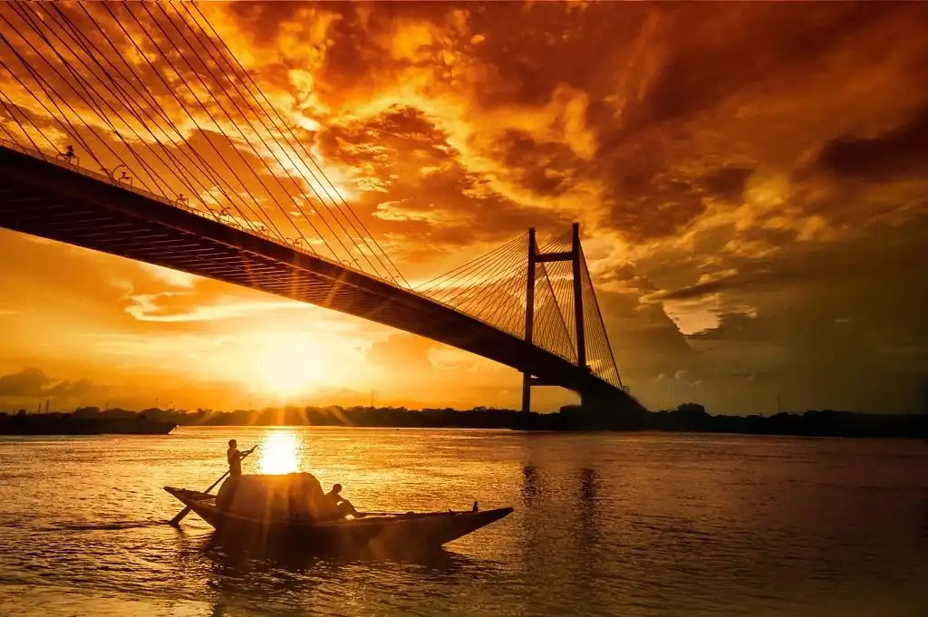 Sunset in Kolkata 