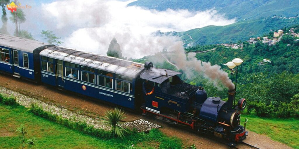 Darjeeling Himalayan Railway best place to visit in monsoon.